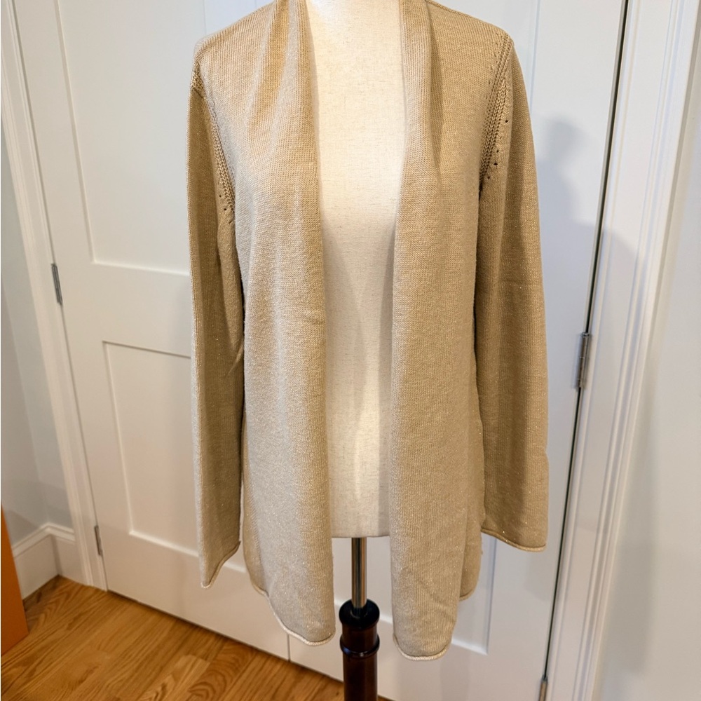 Lilly Pulitzer Elegant Gold Cardigan - Picture 3 of 12